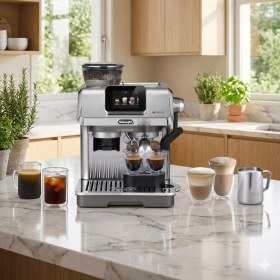 Resim Delonghi La Specialista Prestigio Manuel Espresso Makinesi - Barista Tipi - Entegre Öğütücü +2kg Kahve EC9455 