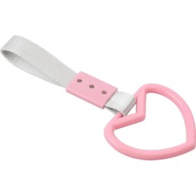 Resim Xiyu Shop C Stili Yeni Pembe Araba Iç Çekme Halkası Metro Tren Otobüs Kolu Askı Charm Sürüklenme Tsurıkawa Yüzük Araba Arka Tampon Uyarı Döngüsü (Yurt Dışından) 