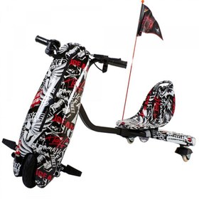 Resim Citymate Drift Car Elektrikli Kaykay Hoverboard Grafity Desenli Kurukafa Kasa 02 