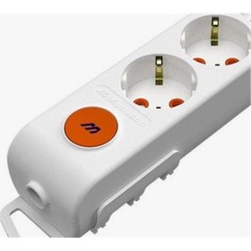 Resim Rı-tech 2li Anahtarlı Klemens Topraklı Grup Priz 001 175 220001 00 00 