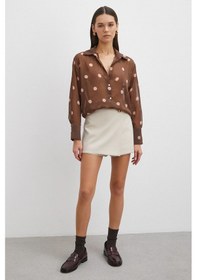 Resim Desenli Yoryo Gömlek Kahve Kahve 