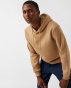 Resim Basic Kapşonlu Sweatshirt Şardonlu 