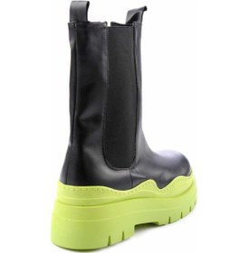 Resim Siyah Yeşil Kadın Bot & Bootie K02828193509 Yeşil 