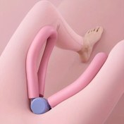 Resim Pembe Pelvik Taban & Uyluk Tonlayıcı - Doğum Sonrası İyileşme & Uyluk Şekillendirme Aracı, Kalça, İç Uyluklar ve Kalça Egzersizleri için Ergonomik Tutuş - Dayanıklı PP Malzeme, Bacak Egzersiz Aleti 