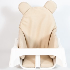 Resim Beige Bear Mama Sandalyesi Minderi 