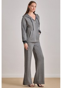 Resim Günlük Giyim Gri Örme Eşofman Altı Gri 