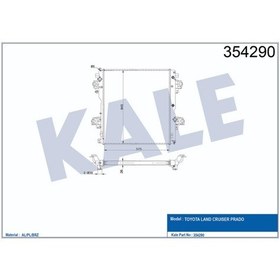 Resim Radyatör Al/Pl/Brz Land Cruiser Prado 504648924 