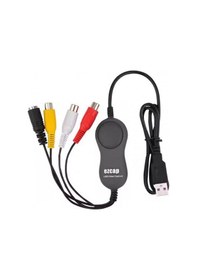 Resim Usb 2.0 Video Capture Kart Eski Video Kasetlerini Pc Ye Aktarma Aparatı 