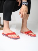 Resim HANOX Dijital Baskı Erkek Parmak Arası Plaj Terlik 