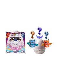 Resim Hatchimals Sesli Ve Işıklı Alive Mystery Hatch Draggle İnteraktif Peluş Sürpriz Yumurta Cicciobello 