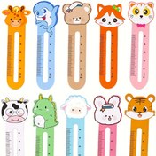 Resim 50 Adet Sevimli Kağıt Hayvan Ayracı, 10 Sevimli Kawaii Tasarım, Dayanıklı Okuma Cetveli Stili İşaretleyiciler, İdeal Kitap Sever Hediyesi ve Çok Yönlü Ofis Kırtasiyesi, Kağıt Malzeme 