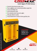 Resim Camlı Sigara-Pil Atık Kutusu Sarı 