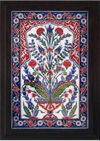 Resim Armada Çini 40X60 Cm Ed 511 Saksılı Eldekoru Çini Pano (165101545) 