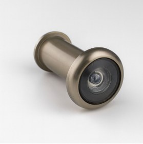 Resim HTM Yapı KALİTE Kapı Dürbünü Saten 50-75 mm 14 mm Delik Çapı Güvenlik Gözetleme Aparatı Metal Gövde 