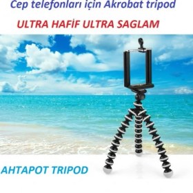 Resim Wildlebend Cep Telefonlari & Digital Camera Uyumlu 25cm Ahtapot Tripod 2in1 