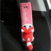 Resim Xcspace Araba Emniyet Kemeri Omuz Kapağı Karikatür Sevimli Araba Emniyet Kemeri Koruyucu Kapak (Yurt Dışından) 