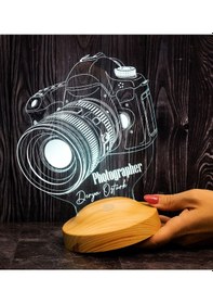 Resim Fotoğrafçı Hediyesi DSLR Fotoğraf Makinesi Kişiye Özel Gece Lambası 