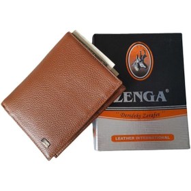Resim Zenga Taba Renk Deri Cüzdan, Oto Ruhsat Kılıfı 708-4 