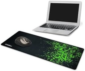 Resim BUFFER® 90x40 Mouse Pad Gaming Oyuncu Gamer Kaymaz Taban Büyük Boy Ofis Tipi Fare Altlığı Goliathus (Yeşil) 