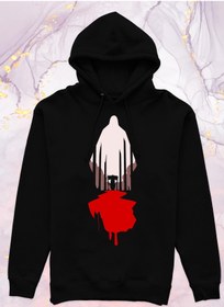 Resim Güvenin Düşü Bleach - Unohana Retsu - Cepsiz Kapüşonlu Sweatshirt 