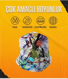 Resim Musclecloth Çok Amaçlı Boyunluk Color Rush Çok Renkli 