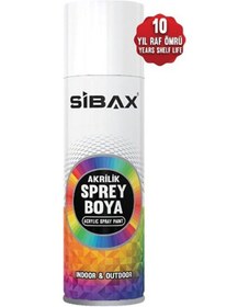 Resim Sibax 250 Ml Akrilik Sprey Boya Karmen Kırmızı Ral3002 