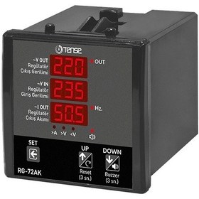 Resim Rg-72ak Dijital Voltmetre Regülatörler İçin Servo Ve Akım Kontrolü 1v - 300v Ac 