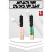 Resim Denisam Elektrikli Fön Tarak Düzleştirici Elektriklenme Karşıtı Üflemeli 