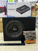 Resim FORX5 Paket 30cm 1200wat 300rms Subwoofer Xae-604 4 Kanallı Oto Anfi Kablo Set 