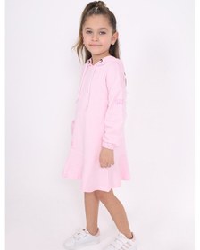 Resim Toontoy Kız Çocuk Baskılı Elbise Açık Pembe 