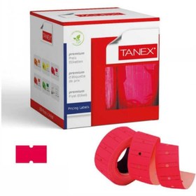 Resim Tanex Pembe 24 Rulo 12x21mm Fiyat Etiketi 