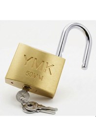 Resim Ymk Sarı Boyalı Döküm Asma Kilit 50mm 