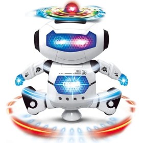 Resim 3D Işıklı ve Müzikli Dans Eden Robot 