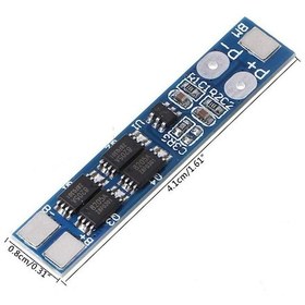 Resim 2S 8A Lityum Batarya Bms Balans Kartı - 18650 Pil Şarjı İçin 