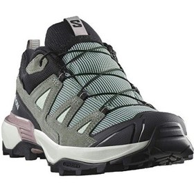 Resim Salomon X Ultra 360 Leather Gore-tex Kadın Outdoor Ayakkabısı L47863500 Haki Haki 