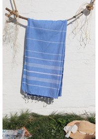 Resim Baveno Pamuklu 100 x 180 Peştemal Plaj Havlusu Jakarlı (498320204) 