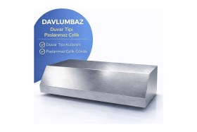 Resim sc sonsesconcept SC Sonses Concept Davlumbaz , Endüstriyel Duvar Tipi , Paslanmaz , Krom , 