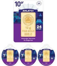 Resim Ahlatcı 24 Ayar-13 Gram Külçe Altın 