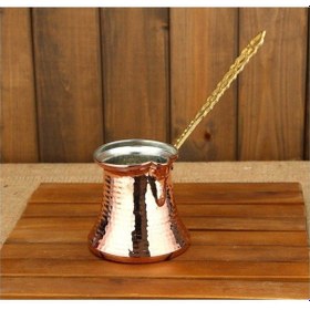 Resim 3 Fincanlık Maraş Dövmeli Bakır Cezve, Kahve Cezvesi, Kahve Pişirme Cezvesi 