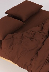 Resim Bliss TENCEL™ Müslin Nevresim - Kahve / 200x220 cm 