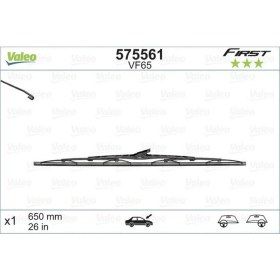 Resim Valeo Silecek Süpürgesi 65CM X1 Normal Tip First Üniversal 11 