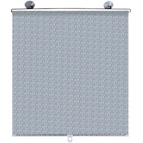 Resim Konesam Oto Yan Cam Güneşlik 40x60cm - Otomatik Geri Çekilebilir, Isı Ve Uv Engelleyici, Deliksiz Montaj, 3 Süspansiyon Çubuğu İle - Gümüş Renk 