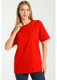 Resim Kırmızı Basic T-shirt Kırmızı 