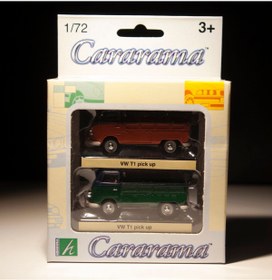 Resim Cararama Diecast 1/72 Ölçekli T1 Pikap Ikili Özel Seri 