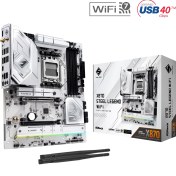Resim Asrock X870 Steel Legend Rgb Atx Anakart Amd Am5 Ryzen 9000 ve 8000, Ddr5, 5x M.2 Ssd, Amd Expo, Wifi 7 Anakart 