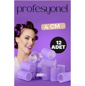 Resim Skygo ModaCar 4 Cm Bigudi Saç Bigudisi Profesyonel 12 ADET 