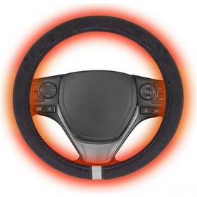 Resim Wezone 12v Isıtmalı Direksiyon Kılıfı - Hızlı Isınma, Evrensel Uyum, Kış Sürüş Konforu Diğer 
