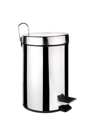 Resim Paslanmaz Pedallı 5 Lt Çöp Kovası Gri 