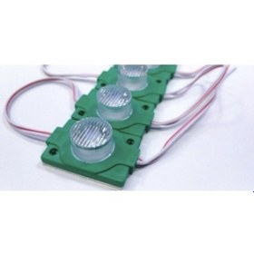 Resim 12 Volt 1.5 Watt Tek Mercekli Modül Led Yeşil (10 Adet) 