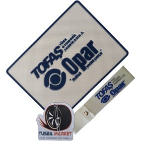 Resim TUSBA MARKET Tofaş Opar Torpido Üstü Beyaz Kaydırmaz Ped / Tofaş Opar Beyaz Oto Tampon Dili & Çeki Ipi 